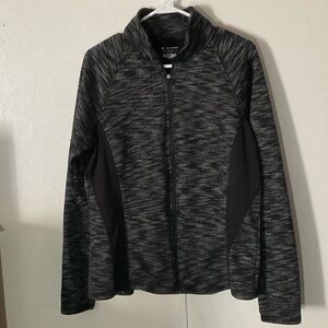 Tek Gear Black and Gray Patterned Jacket